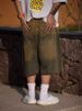 Men's Summer Ripped Denim Shorts Loose Fit High Street Trendy Retro Straight Leg 5 Pocket Casual Shorts_mkmklike.com