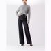 Women's Clothing Denim Trousers Trousers High Waist Elastic Wide Leg Trousers Straight Trousers New_mkmklike.com