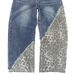 Streetwear Leopard Print Jeans – High-Fashion Baggy Pants With Patchwork Hem (S-XXL, Y2K Revival, Wide-Leg Statement Trousers)_mkmklike.com