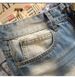 Vintage Washed Denim Jeans For Men - American High Street Slim Straight Fit With Distressed Details & Classic Five-Pocket Design_mkmklike.com