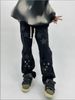 Men's Clothing Men's Street Washed Distressed Fashion Jeans Straight Loose Fit High Street Vibe Long Pants For Spring Autumn_mkmklike.com