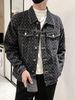 Men's Denim Jacket Casual Loose Fit Vintage Style Spring Autumn Fashion Outerwear For Teens & Young Adults_mkmklike.com