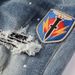 Vintage Trendy Men's High Street Jeans Men's Badge Embroidered Badge Boy Men's Ripped Elastic Slim Pants 6539_mkmklike.com