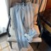 Women's Clothing Leg Jeans For Women Autumn High Waist Drape Loose Versatile Straight Pants_mkmklike.com