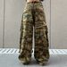 Unisex American Streetwear Baggy Wide-Leg Jeans With Stretchy Waist & Camo Print - Retro Washed Denim Work Pants For Men & Women_mkmklike.com