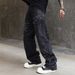 Men's Clothing Men's Jeans Starry Sky Rhinestone Washed Jeans_mkmklike.com