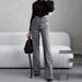Luxury Leopard Print High-Waisted Jeans – Slim Straight Leg Denim Pants With Premium Stretch (Effortless Chic, Streetwear Essential)_mkmklike.com