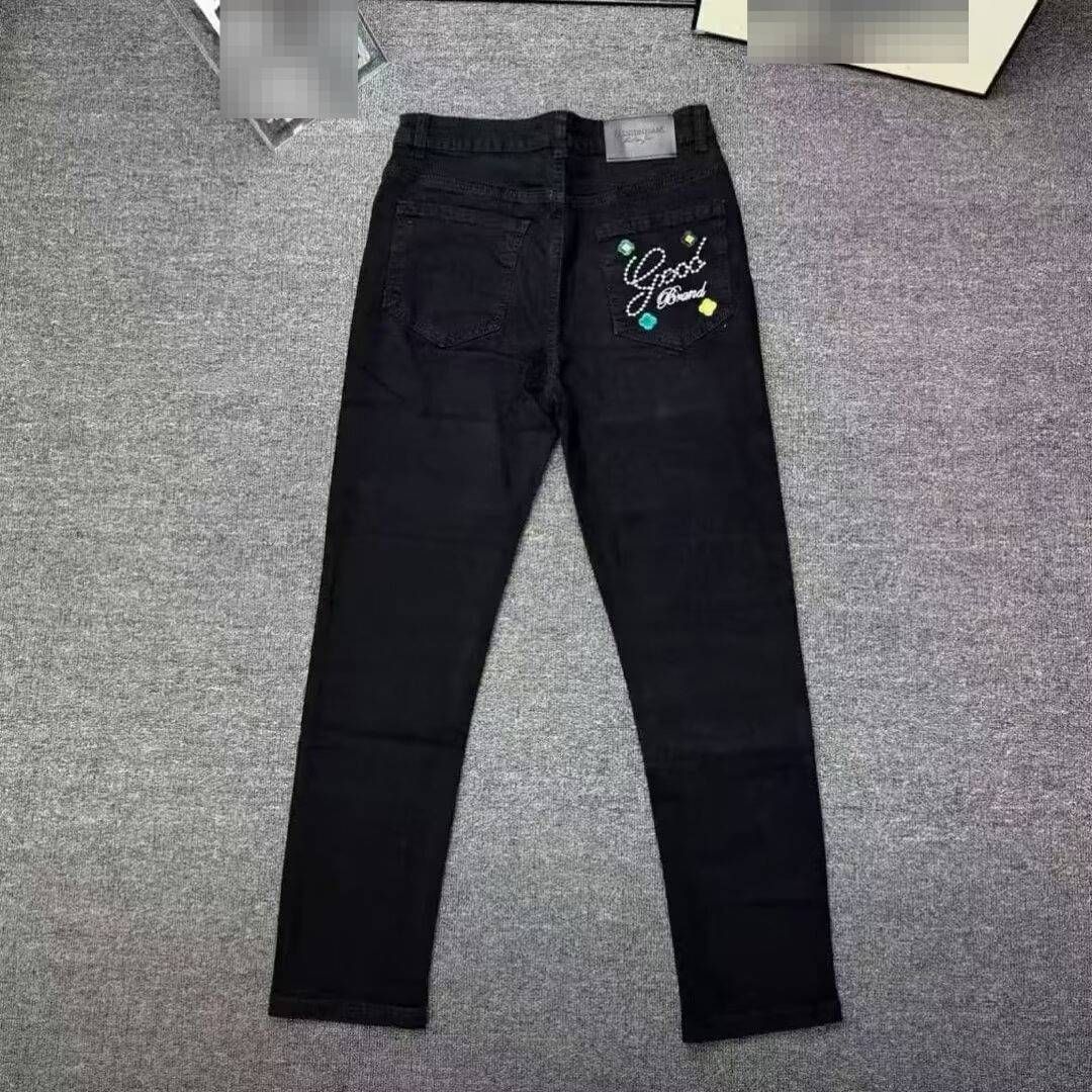 Women's High Waist Straight Leg Jeans - Soft Stretch Denim Pants For Casual & Everyday Wear (Black, S-3xl)_mkmklike.com