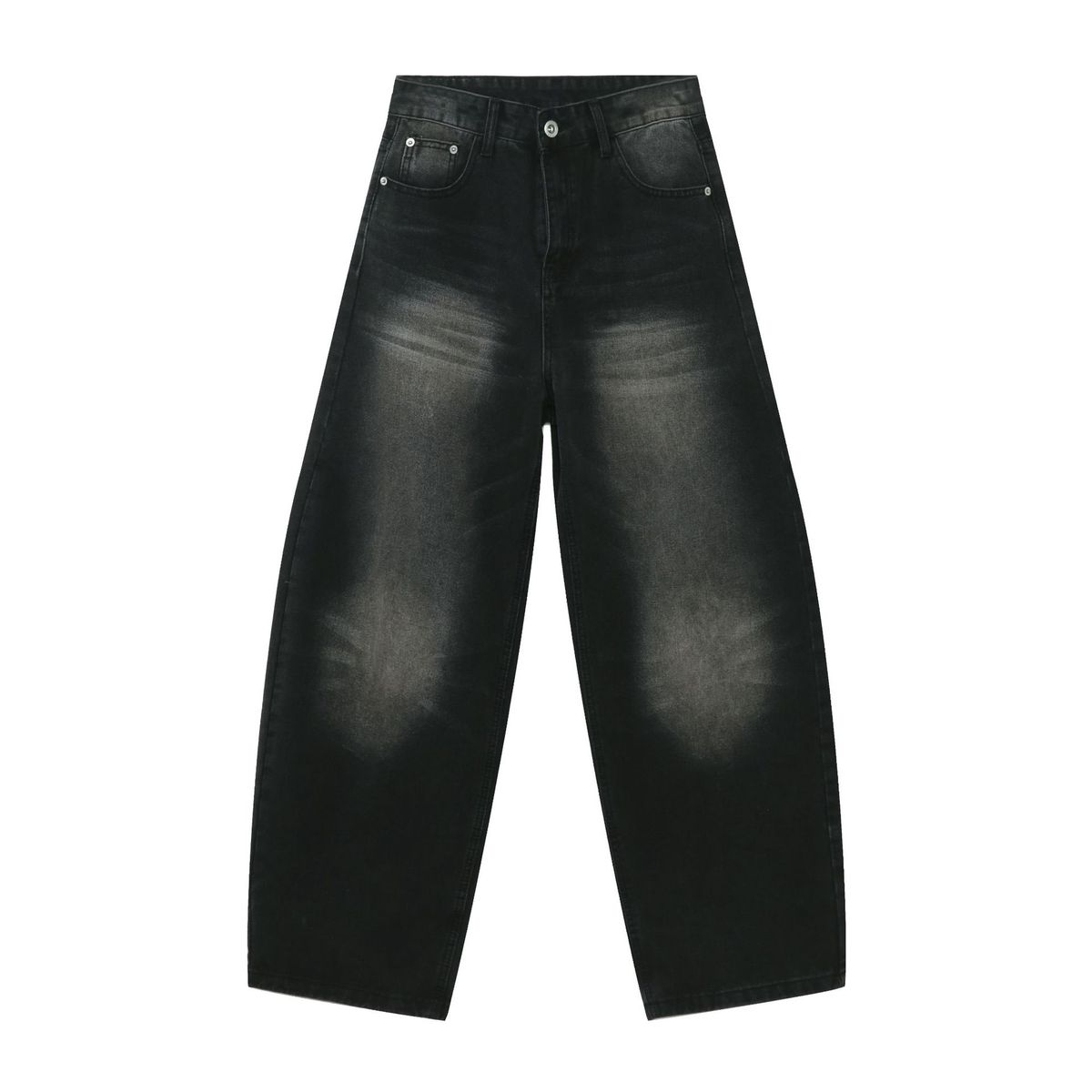 Men's Clothing Retro Curved Blade Loose Wide Leg Jeans For Men Casual Versatile Stylish Long Pants For Formal & Casual_mkmklike.com