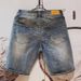 Men's Washed Workwear Denim Shorts Mid-Length Loose Straight Sports Pants Summer Thin Blue Low Waist Versatile American Street_mkmklike.com