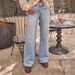 High-Waisted Relaxed Wide-Leg Jeans For Women – Vintage Washed Denim Pants (Dark Blue/Light Blue, S-XXL)_mkmklike.com