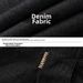 Men's Raw Denim Retro Black Jeans Straight Leg Loose Fit Casual Long Pants Textured Handmade Triangular Needle Embroidery Spring Style_mkmklike.com