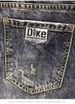 Men's Retro Washed Embroidered Distressed Denim Shorts Trendy Loose Straight Leg Five Point Pants Mid Length Summer Thin_mkmklike.com