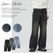 2026 Environmentally Friendly Fabric Three-color New Baggy Jeans Straight Loose Wide-leg Trousers Washed Rubber Jeans Men And Women_mkmklike.com