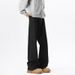 American Retro Raw Denim Jeans For Men, New Autumn Trendy Plus-size Slim-fit Cleanfit Flared Pants_mkmklike.com