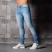 European And American New Men's Tight New Solid Color Denim Pants_mkmklike.com