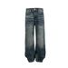 Vintage Washed Blue Distressed Denim Jeans For Men & Women – Relaxed Fit, Straight Leg, Mid-Rise, Casual & Streetwear_mkmklike.com