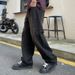 Men's Black Distressed Jeans – Vintage Cat Whisker & Ripped Straight-Leg Denim Pants With Relaxed Fit_mkmklike.com