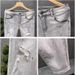 Men's Clothing Retro Washed And Distressed Light Colored Ripped Jeans For Men Trendy Slim Fit Cropped Style Jeans_mkmklike.com