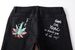 Men's Clothing Men's Slim-Fit Graffiti Print Jeans – Stretch Cotton Denim With Skull Art (85% Cotton, Mid-Rise, Distressed Wash)_mkmklike.com