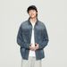 Men's Clothing Autumn New Loose Washed Old Denim Shirt Men's Long Sleeved Shirt Jacquard Jacket_mkmklike.com