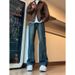 Micro Denim Jeans For Men Women In Summer, Thin, Washed Worn, With Versatile Legs, Straight Wide Leg, And Floor Length_mkmklike.com