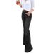 Women's Stretchy Flared Jeans - High Waist Wide Leg Denim Pants (S-4XL, Black/Dark Blue/Light Blue, Lightweight & Comfortable Cotton Blend)_mkmklike.com