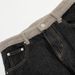 American Style Washed Scimitar Plush Patchwork Jeans Men's High Street Trendy Design Wide Leg Long Pants_mkmklike.com