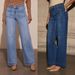 Women's Clothing Spring New Retro Blue Straight Jeans Women's High End Temperament Wide Leg Pants_mkmklike.com