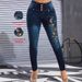 Women's Clothing Customized Women's Stretch Slim Fit Jeans High Street Fashion Ripped_mkmklike.com