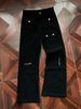 Men's Clothing Unisex High-Waisted Flared Jeans Workwear Slimming Street Style Loose Straight Leg With Pockets New Autumn/Winter Collection_mkmklike.com