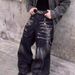 Streetwear Washed Distressed Denim Jeans – Relaxed Straight-Leg Fit With Whisker & Fray Details | Unisex Baggy Vintage-Inspired Pants For Men_mkmklike.com