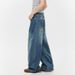 Tassel Ripped Jeans Men's Summer New Loose Straight Washed Old High Street Street Wide Leg Long Pants Trend_mkmklike.com