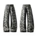 American-style Camouflage Jeans For Men, Autumn High Street Fashion Brand, Large Size, Loose Wide-leg Floor-length_mkmklike.com