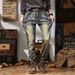 Pulse European And American Autumn Winter New Elastic Straight Retro Personality Casual Jeans Men Slim Fit Trendy Nostalgic_mkmklike.com