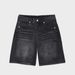 Men's Retro Letter Print Denim Shorts Mid-Length Casual Streetwear Five-Pocket Pants Summer Fashion European American Style_mkmklike.com