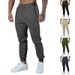 2024 men's drawstring new sports for fitness, breathability, and seasonal casual pants_mkmklike.com