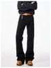 Hong Kong Trendy Men Spring And Autumn New Black Micro-pull Jeans Hip-hop Ins Trend High Street Ruffian Handsome Casual Trousers_mkmklike.com