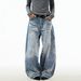 Men’s American Retro Whiskered Jeans – Relaxed Wide Leg Denim Pants | Vintage Washed Blue | Straight Fit Cotton Trousers_mkmklike.com