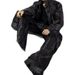 High Street Retro Distressed Wasteland Style Washed Wrinkled Flared Jeans Men's European And American Wide-Leg Trendy_mkmklike.com