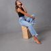 2025 New Ripped Fringed Jeans Women's Clothing Personalized Street High Waist Straight Tube_mkmklike.com