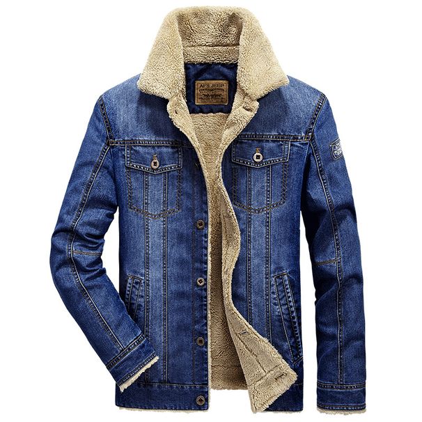 Winter Denim New Style Men's Thick Top Trendy Cotton Jacket Batch_mkmklike.com