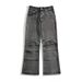 Men's & Women's Vintage Distressed Jeans – Post-Apocalyptic Slim Fit Flared Pants With Raw Hem & Streetwear Edge_mkmklike.com