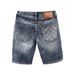 Premium Straight Fit Men's Denim Shorts - Summer Washed Elastic Casual Shorts, Korean Style All-Match Comfort_mkmklike.com