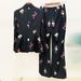 Women's clothing celebrities fashionable and elegant printed suit flared trousers set two-piece set_mkmklike.com