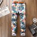 Men's Clothing Autumn New Men's Printed Slim Fit Floral Pants, Fashionable Stretch Slim Fit Casual Skinny Men's Long Trousers_mkmklike.com