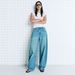 High-Waisted Wide-Leg Jeans For Women – Vintage Washed Denim Pants With Relaxed Fit & Curved Hemline_mkmklike.com