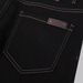 Men's Slim Fit Stretch Jeans - Classic Black Straight Leg Denim Pants For Business Casual & Everyday Wear_mkmklike.com