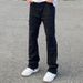 Nordmann Men's Ripped Jeans American Style Trendy Hip-Hop Destroyed Frayed Spring Autumn Loose Straight Versatile Casual Long_mkmklike.com