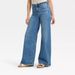 Cross-border European And American Women's Fashion Basic High-waisted Wide-leg Jeans, Casual Loose Versatile Mom Jeans_mkmklike.com